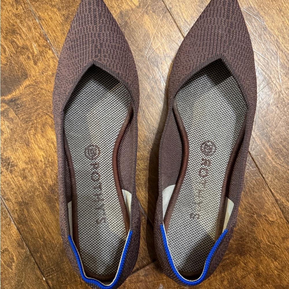 Rothy's Point Retired Color Truffle Python Brown - image 2